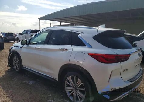 2021 Infiniti Qx50 Essential z USA, uszkodzony, nr VIN 3PCAJ5CA0MF119838